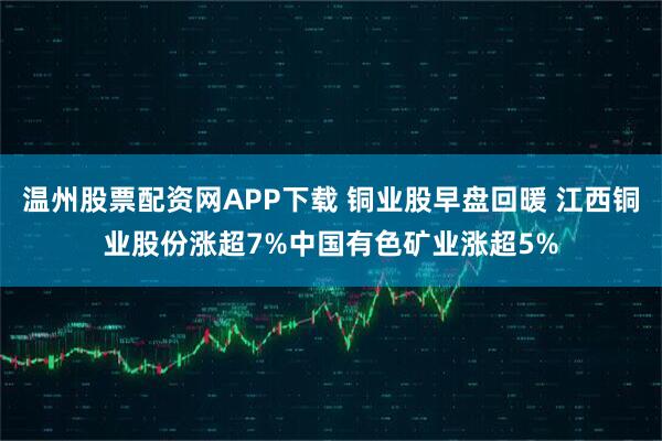 温州股票配资网APP下载 铜业股早盘回暖 江西铜业股份涨超7%中国有色矿业涨超5%