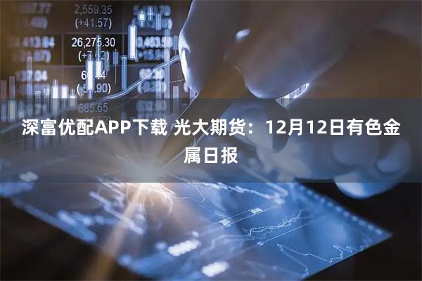 深富优配APP下载 光大期货:12月12日有色金属日报