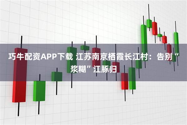 巧牛配资APP下载 江苏南京栖霞长江村：告别“浆糊”江豚归